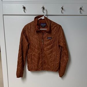 Patagonia womens Rust Puffer Jacket